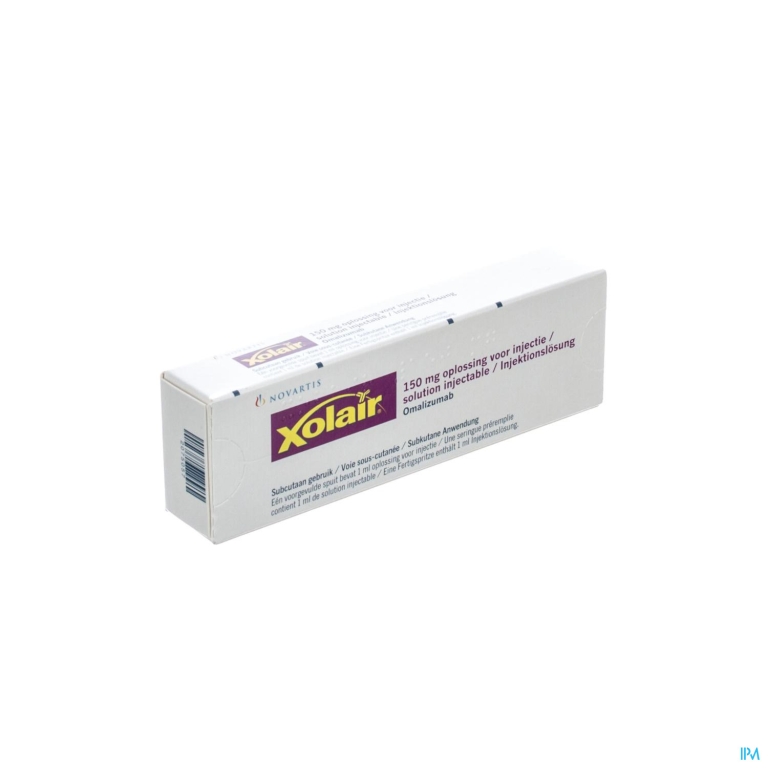 Xolair 150mg Sol Inj 1 Voorgevulde Spuit