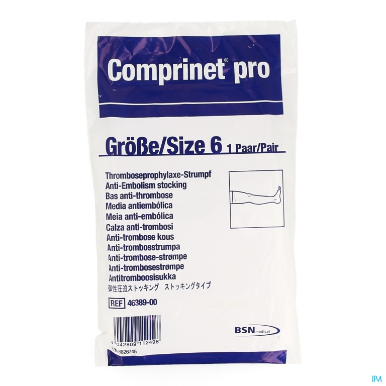 Comprinet Pro Thigh Kous A/embolie T6 1paar4638900