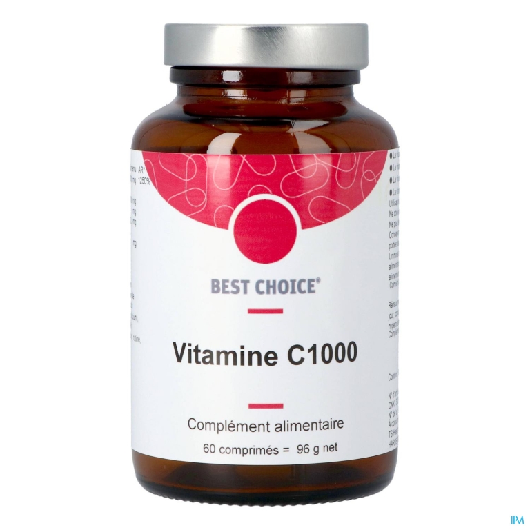 Best Choice Vitamine C 1000 Comp 60 Fr