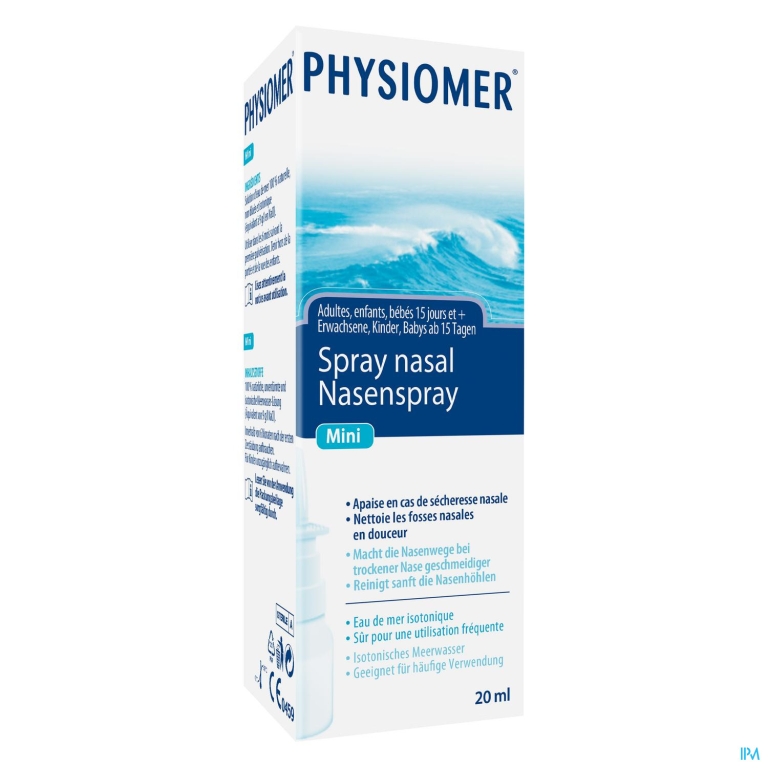 Physiomer Mini Spray 20ml New
