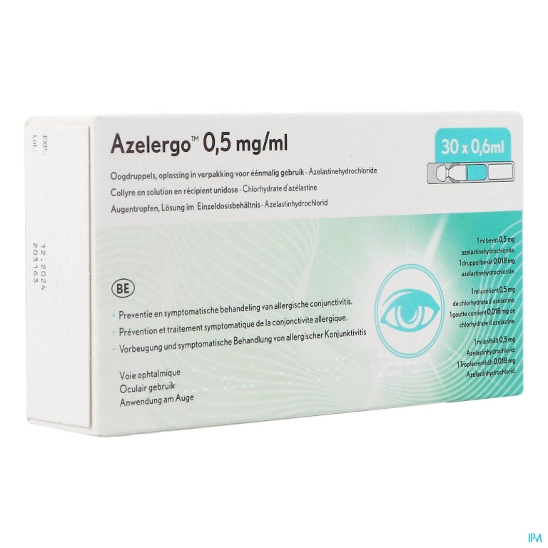 Azelergo Oogdruppels Unidoses 30