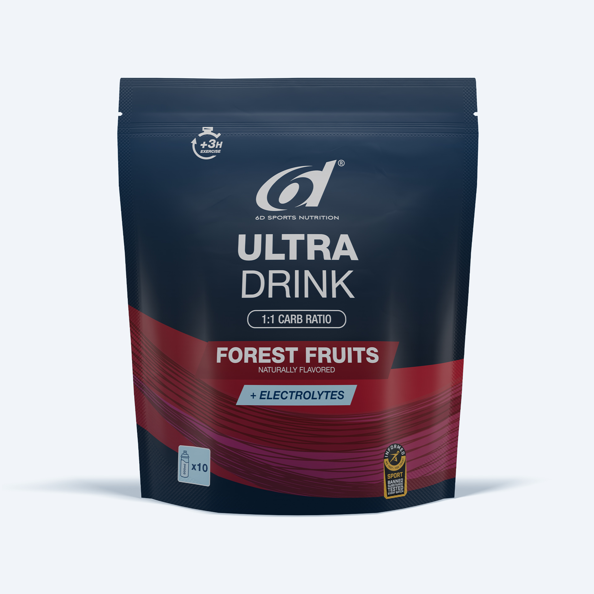 6d Ultra Drink Bosvruchten 940g 6d Ultra Drink Bosvruchten